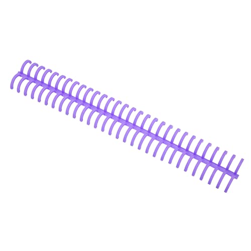 TOPINCN Premium -Qualität Spiralbindungsspule 10PCS 130 Blechkapazität mit 30 Löchern Zum Einfachen Öffnen und Schließungssatz Kit (violett) von TOPINCN