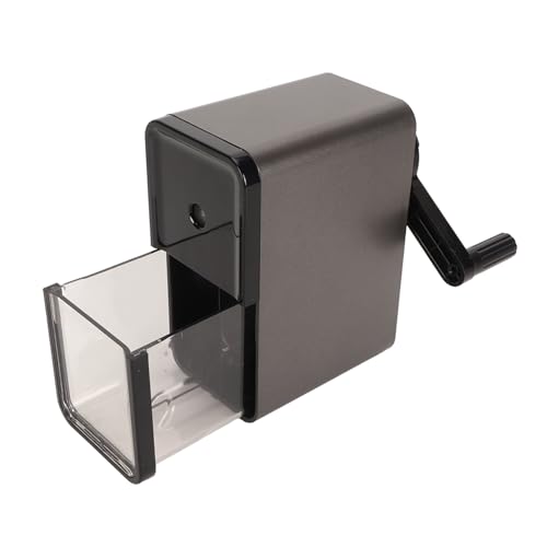 TOPINCN SCKET -Bleistiftspitzer, Handkurbelstifte Trimmer, Zeichnen von Bleistiftschneider, Art Bleistiftspitzer mit Verstellbarer Dicke für Holzkohlezeichnung (BLACK) von TOPINCN