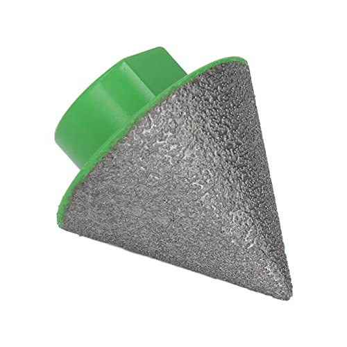 TOPINCN Schrägschloss Bit Praktisch Praktisch 60 ° Basiswinkelfräsen Zum Polieren, für Granit und Marmor (38 mm) von TOPINCN