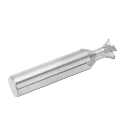 TOPINCN Schwalbenschwanzmühlenschneider Effizienter 12 Mm Durchmesser 4 Flöten Universal Tool für Holzbearbeitungsschneider (60°) von TOPINCN