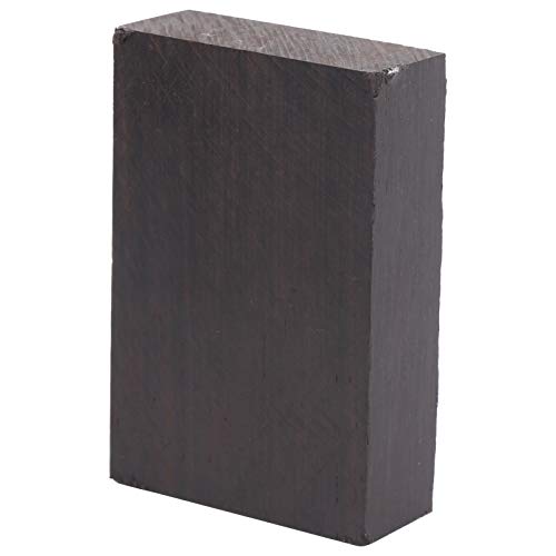 TOPINCN Schwarz Ebony Lumber Blank Exquisit (70 * 50 * 20mm) von TOPINCN