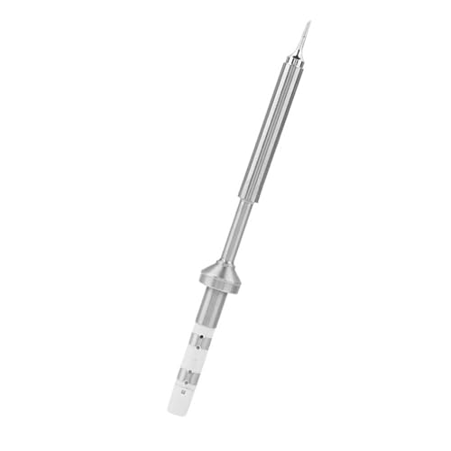 TOPINCN TS100 Löten Eisenspitzen Ersatz Effiziente Schnelle Heizung für -Enthusiasten Edelstahl 1 Spitze für TS100 Lötkolben (TS100-C1) von TOPINCN