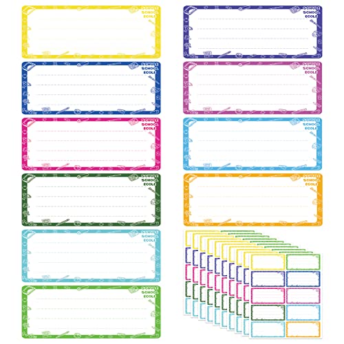 TOPJOWGA 100 Stück Etiketten Selbstklebend Schule, Etiketten Schule Namensetiketten Buchetiketten, Schuletiketten Kinder, Klebeetiketten, Klebeschilder Aufkleber Sticker für Hefte Bücher TOPJOWGA 100 Stück Etiketten Selbstklebend Schule, Etiketten Schule Namensetiketten Buchetiketten, Schuletiketten Kinder, Klebeetiketten, Klebeschilder Aufkleber Sticker für Hefte Bücher von TOPJOWGA
