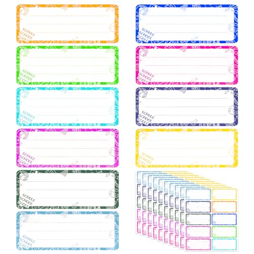 TOPJOWGA 100 Stück Etiketten Selbstklebend Schule, Etiketten Schule Namensetiketten Buchetiketten, Schuletiketten Kinder, Klebeetiketten, Klebeschilder Aufkleber Sticker für Hefte Bücher TOPJOWGA 100 Stück Etiketten Selbstklebend Schule, Etiketten Schule Namensetiketten Buchetiketten, Schuletiketten Kinder, Klebeetiketten, Klebeschilder Aufkleber Sticker für Hefte Bücher von TOPJOWGA