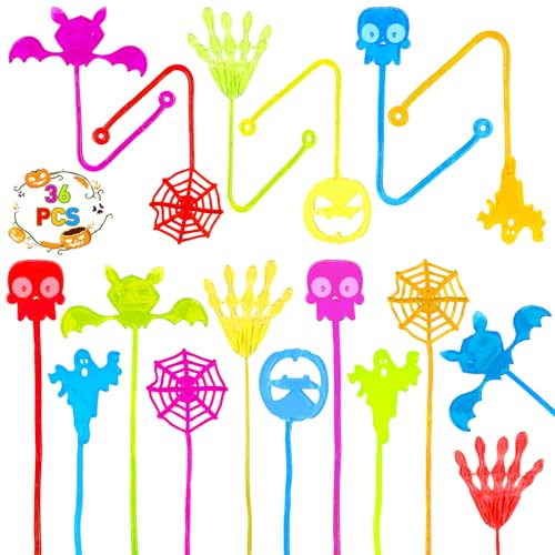 TOPJOWGA Halloween Klatshhand Kinder, 36 Stück Klatschhand Glibber, Klebehand Spielzeug für Halloween, Bunte Glibberhand Mitgebsel, Halloween Mitgebsel Kinder, Pinata Halloween Füllung Party TOPJOWGA Halloween Klatshhand Kinder, 36 Stück Klatschhand Glibber, Klebehand Spielzeug für Halloween, Bunte Glibberhand Mitgebsel, Halloween Mitgebsel Kinder, Pinata Halloween Füllung Party von TOPJOWGA