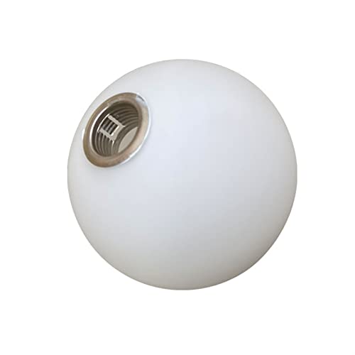 TOPOB G9-Zahn-Matt-milchiger weißer Kronleuchterglas-Lampenschirm for Schraubkaliber 2cm Moderne europäische Eisenarmaturglaskugel Lampenschirm (Body Color : 12cm in Diameter) von TOPOB