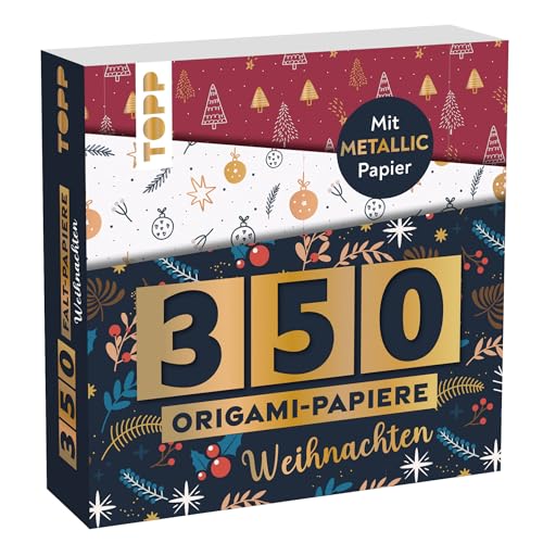Topp 350 Origami-Papiere Weihnachten Kreativität, Basteln, Origami, Weihnachtsbasteln, Weihnachtsdekoration, Papierfalten, Geschenke von TOPP