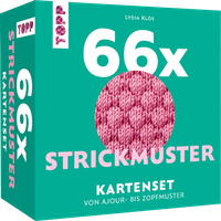 66x Strickmuster Kartenset von TOPP