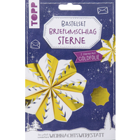 Briefumschlag-Sterne Bastelset mit Goldfolie Briefumschlag-Sterne Bastelset mit Goldfolie von TOPP