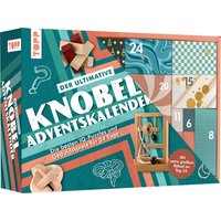 Der ultimative Knobelspiel-Adventskalender – Die besten IQ-Puzzles und Geduldsspiele für 24 Tage von TOPP