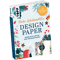 Design Paper A6: Frohe Weihnachten. Mit Handlettering-Grundkurs von TOPP