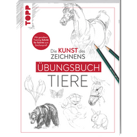 Die Kunst des Zeichnens - Tiere Übungsbuch von TOPP