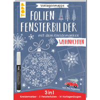Folien-Fensterbilder mit dem Kreidemarker - Weihnachtszauber von TOPP