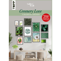Gallery Wall "Greenery Love" - 12 Bilder in 4 Größen von TOPP