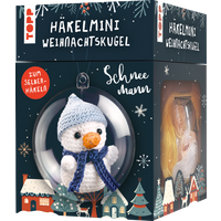 Häkelmini-Weihnachtskugel Häkelset Schneemann von TOPP