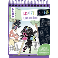 Kratzel-Stickerbuch Elfen und Feen von TOPP