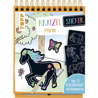 Kratzel-Stickerbuch Pferde von TOPP