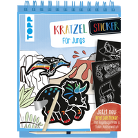 Kratzel-Stickerbuch für Jungs Kratzel-Stickerbuch für Jungs von TOPP