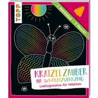 Kratzelzauber mit Kratzwerkzeug Mädchen Kratzelzauber mit Kratzwerkzeug Mädchen von TOPP