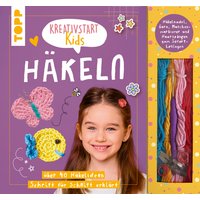 Kreativstart Kids Häkeln. Anleitungsbuch und Material von TOPP