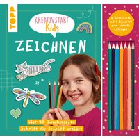 Kreativstart Kids Zeichnen. Anleitungsbuch und Material von TOPP