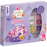 Lovely You Schmuckset #Besties. Anleitung und Material für 5 Armbänder. Über 400 Perlen von TOPP