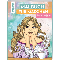 Malbuch für Mädchen Beauty & Style von TOPP