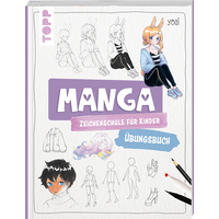 Manga-Zeichenschule für Kinder Übungsbuch von TOPP