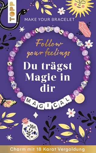 TOPP 18706 Follow Feelings-Make Your Bracelet VE, blau, Normal von TOPP
