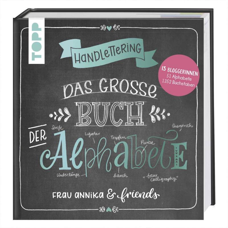 Handlettering. Das große Buch der Alphabete von TOPP