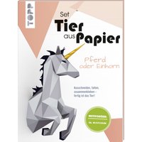 Tier aus Papier (Bastel-Set) - Pferd oder Einhorn von TOPP