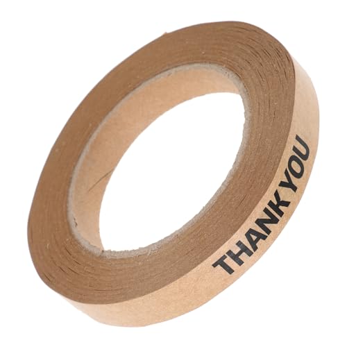 TOPPERFUN 1 Rolle Klebeband Kaffeetassen Klebebänder Für Packtaschen Verschlussbänder Für Verpackungsbeutel Dankeschön-band Für Kleine Unternehmen Danke Band Papier TOPPERFUN 1 Rolle Klebeband Kaffeetassen Klebebänder Für Packtaschen Verschlussbänder Für Verpackungsbeutel Dankeschön-band Für Kleine Unternehmen Danke Band Papier von TOPPERFUN