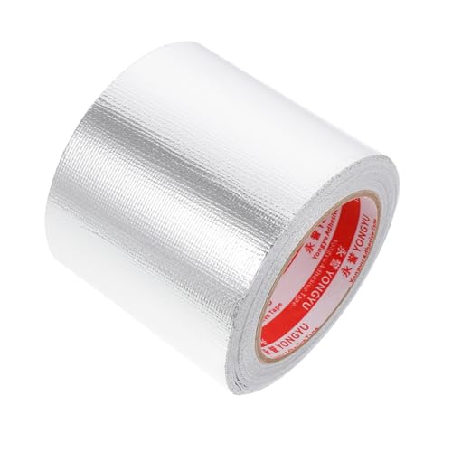 TOPPERFUN 1 Rolle Klebeband dichtungsbänder dichtungsband Kitchen exhaust pipe tape wasserfestes tape Beständig Folienband reparieren groß Foliendichtband Glasfaserband Aluminiumfolie Silver TOPPERFUN 1 Rolle Klebeband dichtungsbänder dichtungsband Kitchen exhaust pipe tape wasserfestes tape Beständig Folienband reparieren groß Foliendichtband Glasfaserband Aluminiumfolie Silver von TOPPERFUN