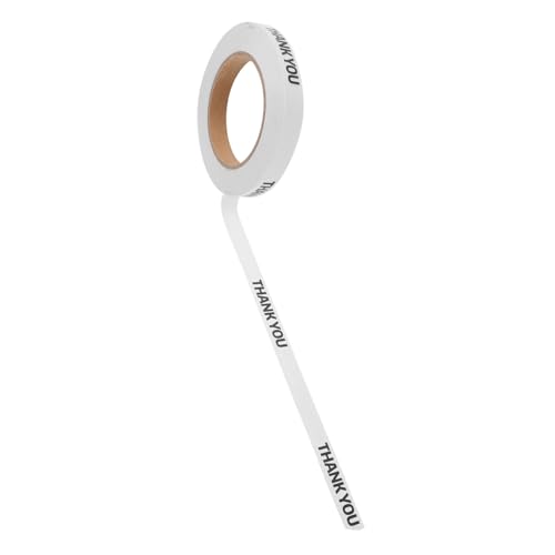 TOPPERFUN 1 Rolle Verschlussbänder für Verpackungsbeutel runden Verpackungsdichtbänder Klebebänder für Packtaschen Klebebänder für Verpackungen Packbänder Papier Weiß TOPPERFUN 1 Rolle Verschlussbänder für Verpackungsbeutel runden Verpackungsdichtbänder Klebebänder für Packtaschen Klebebänder für Verpackungen Packbänder Papier Weiß von TOPPERFUN
