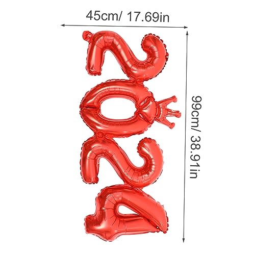 TOPPERFUN 1 Satz 2024 2024 Nummernballons Inflation Jahreszahl Nummernballon für Party Zahlenballons Glücklich Ballon mit großer Zahl Ballondekorationen Aluminiumfolie rot TOPPERFUN 1 Satz 2024 2024 Nummernballons Inflation Jahreszahl Nummernballon für Party Zahlenballons Glücklich Ballon mit großer Zahl Ballondekorationen Aluminiumfolie rot von TOPPERFUN