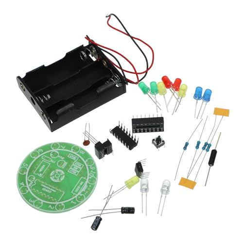 TOPPERFUN 1 Satz DIY kleine Glühbirne Elektrisches Schaltkreis Bausatz Soldering Übung Set DIY Schaltkreis Bausatz Lötübungssets wissenschaftliche experimentelle Lampe Plastik Green von TOPPERFUN