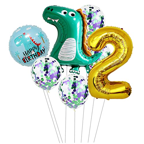 TOPPERFUN 1 Satz Dinosaurier-ballon-set Luftballons Partyballon Geburtstagsparty Liefert Ballon Tiere Dino Ballons Tiere Folienballon Ballon-geburtstagsdekoration Partyzubehör Aluminiumfolie TOPPERFUN 1 Satz Dinosaurier-ballon-set Luftballons Partyballon Geburtstagsparty Liefert Ballon Tiere Dino Ballons Tiere Folienballon Ballon-geburtstagsdekoration Partyzubehör Aluminiumfolie von TOPPERFUN