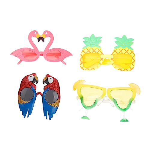 TOPPERFUN 1 Satz Foto -requisiten Und Brille Set Tropische Partybrille Luau-party-sonnenbrille Geformt Trendige Sonnenbrille Gläser Gastgeschenke Hochzeit Plastik 4 Stück TOPPERFUN 1 Satz Foto -requisiten Und Brille Set Tropische Partybrille Luau-party-sonnenbrille Geformt Trendige Sonnenbrille Gläser Gastgeschenke Hochzeit Plastik 4 Stück von TOPPERFUN