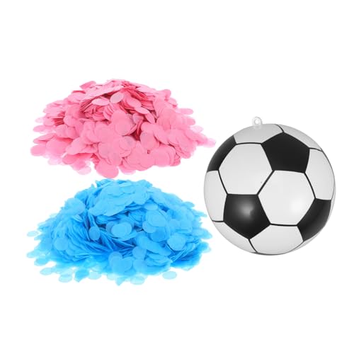 TOPPERFUN 1 Satz Gender Reveal Fußball mit Konfetti Dekorative Partydekoration für Geschlechtsoffenbarung für Babyparty und Gender Reveal Feierlichkeiten TOPPERFUN 1 Satz Gender Reveal Fußball mit Konfetti Dekorative Partydekoration für Geschlechtsoffenbarung für Babyparty und Gender Reveal Feierlichkeiten von TOPPERFUN