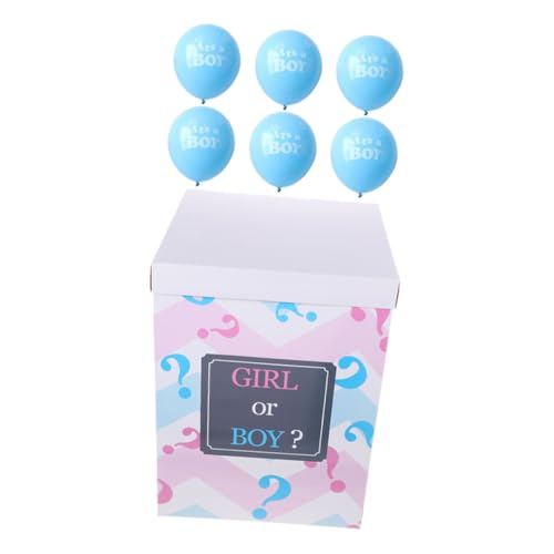 TOPPERFUN 1 Satz Geschlechtsoffenlegungsbox Oh Gril Aquarellblauer Ballon-Partyzubehör Geschlecht enthüllen Konfettiballon Ballonboxen mit Luftballons es Ballon Papier Himmelblau TOPPERFUN 1 Satz Geschlechtsoffenlegungsbox Oh Gril Aquarellblauer Ballon-Partyzubehör Geschlecht enthüllen Konfettiballon Ballonboxen mit Luftballons es Ballon Papier Himmelblau von TOPPERFUN