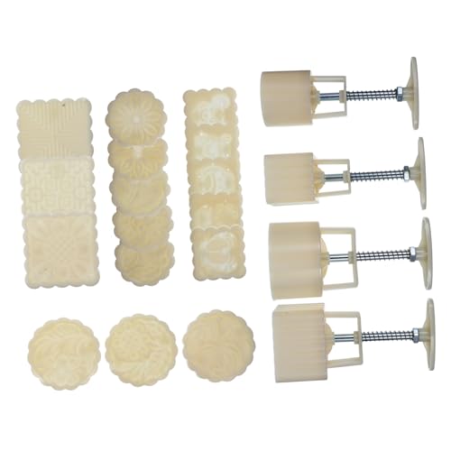 TOPPERFUN 1 Satz Handpress Mondkuchenform Set Einstellbare Form für Diy Mondkuchen Plätzchen und Kekse Formen Stempel Lebensmittelechtes Material Einfach zu Reinigen TOPPERFUN 1 Satz Handpress Mondkuchenform Set Einstellbare Form für Diy Mondkuchen Plätzchen und Kekse Formen Stempel Lebensmittelechtes Material Einfach zu Reinigen von TOPPERFUN