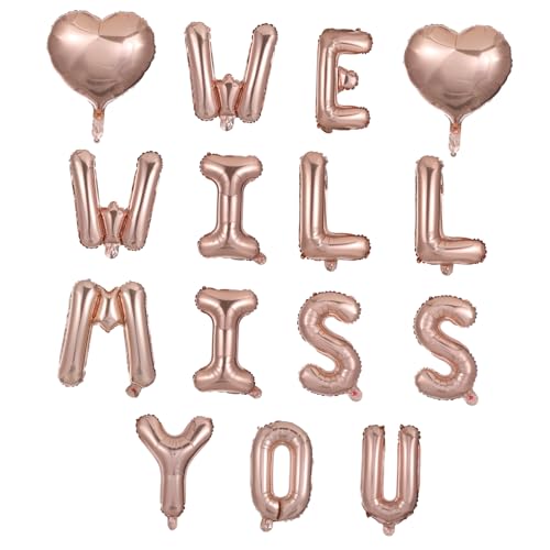 TOPPERFUN 1 Satz Liebesballon-Set abschluss ballons Luftballons zur Abschiedsparty Alphabet-Ballondekoration Party-Ballon-Requisite Partyballons Aluminiumfolie Golden TOPPERFUN 1 Satz Liebesballon-Set abschluss ballons Luftballons zur Abschiedsparty Alphabet-Ballondekoration Party-Ballon-Requisite Partyballons Aluminiumfolie Golden von TOPPERFUN