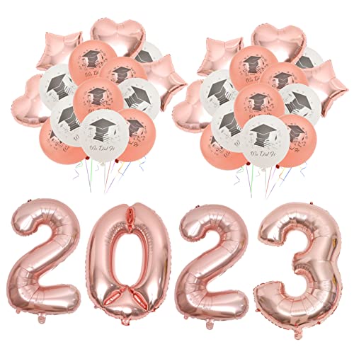 TOPPERFUN 1 Satz Partydekorationsballons erste Rosa Regenbogen Pastell Blau Luftballons für die Abschlussfeier Ballons Abschluss Ballons Dekorationen Aluminiumfolie Rose TOPPERFUN 1 Satz Partydekorationsballons erste Rosa Regenbogen Pastell Blau Luftballons für die Abschlussfeier Ballons Abschluss Ballons Dekorationen Aluminiumfolie Rose von TOPPERFUN