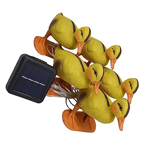 TOPPERFUN 1 Satz Solar angetriebener gelbes Entenlicht LED-Licht für den Garten Entenlicht im Freien Weg geformt Entenlampe Solar-LED-Lampe Gartendekoration Solarplatten TOPPERFUN 1 Satz Solar angetriebener gelbes Entenlicht LED-Licht für den Garten Entenlicht im Freien Weg geformt Entenlampe Solar-LED-Lampe Gartendekoration Solarplatten von TOPPERFUN