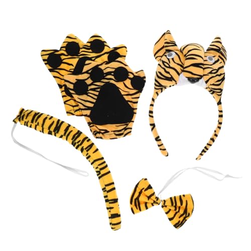 TOPPERFUN 1 Satz Tierisches Stirnband Cartoon Tierkostüm Tiger-cosplay-zubehör Süße Tierstirnbänder Tiger Ohrstirnband Tiger Stirnband Und Halloween-tierkostümzubehör Eisendraht TOPPERFUN 1 Satz Tierisches Stirnband Cartoon Tierkostüm Tiger-cosplay-zubehör Süße Tierstirnbänder Tiger Ohrstirnband Tiger Stirnband Und Halloween-tierkostümzubehör Eisendraht von TOPPERFUN