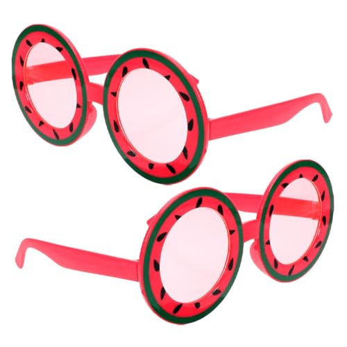 TOPPERFUN 1 Satz Wassermelonengläser Funky Strandparty-brille Wassermelonenförmige Sonnenbrille Retro Sommer Wassermelonen-sonnenbrille Trendy Spaß Farben Runden Stk 2 Stück TOPPERFUN 1 Satz Wassermelonengläser Funky Strandparty-brille Wassermelonenförmige Sonnenbrille Retro Sommer Wassermelonen-sonnenbrille Trendy Spaß Farben Runden Stk 2 Stück von TOPPERFUN