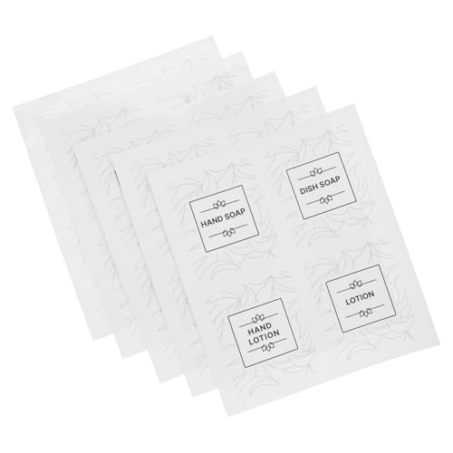 TOPPERFUN 1 Set Wasserfeste Etiketten Selbstklebend Für Die Beauty Organisation Flaschenetiketten Badezimmer Organizer Toilettenetiketten Aufkleber Etiketten Für Flaschen TOPPERFUN 1 Set Wasserfeste Etiketten Selbstklebend Für Die Beauty Organisation Flaschenetiketten Badezimmer Organizer Toilettenetiketten Aufkleber Etiketten Für Flaschen von TOPPERFUN