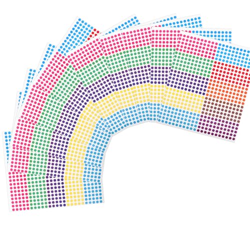 TOPPERFUN 10 Blatt Entfernbare Bunte Punktetiketten für Effiziente Kategorisierung Bürobedarf und Schulmaterialien TOPPERFUN 10 Blatt Entfernbare Bunte Punktetiketten für Effiziente Kategorisierung Bürobedarf und Schulmaterialien von TOPPERFUN