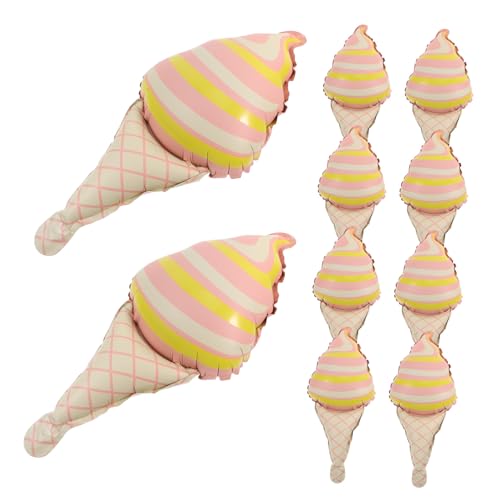 TOPPERFUN 10 Stück Eisballon Weiß Thematisiert Pastell Party Karikatur Zapfen Creme Für Form Liebenswert Luftballons Sommerballons Eisfolienballon Geburtstagsballon Rosa Aluminiumfolie TOPPERFUN 10 Stück Eisballon Weiß Thematisiert Pastell Party Karikatur Zapfen Creme Für Form Liebenswert Luftballons Sommerballons Eisfolienballon Geburtstagsballon Rosa Aluminiumfolie von TOPPERFUN