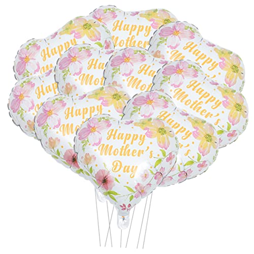 TOPPERFUN 10 Stück Folienballons Mama runde Luftballons für Blau UV dekoration aufbügler deckenverkleidung Mama-Ballon Partyballons Aluminiumfolie TOPPERFUN 10 Stück Folienballons Mama runde Luftballons für Blau UV dekoration aufbügler deckenverkleidung Mama-Ballon Partyballons Aluminiumfolie von TOPPERFUN